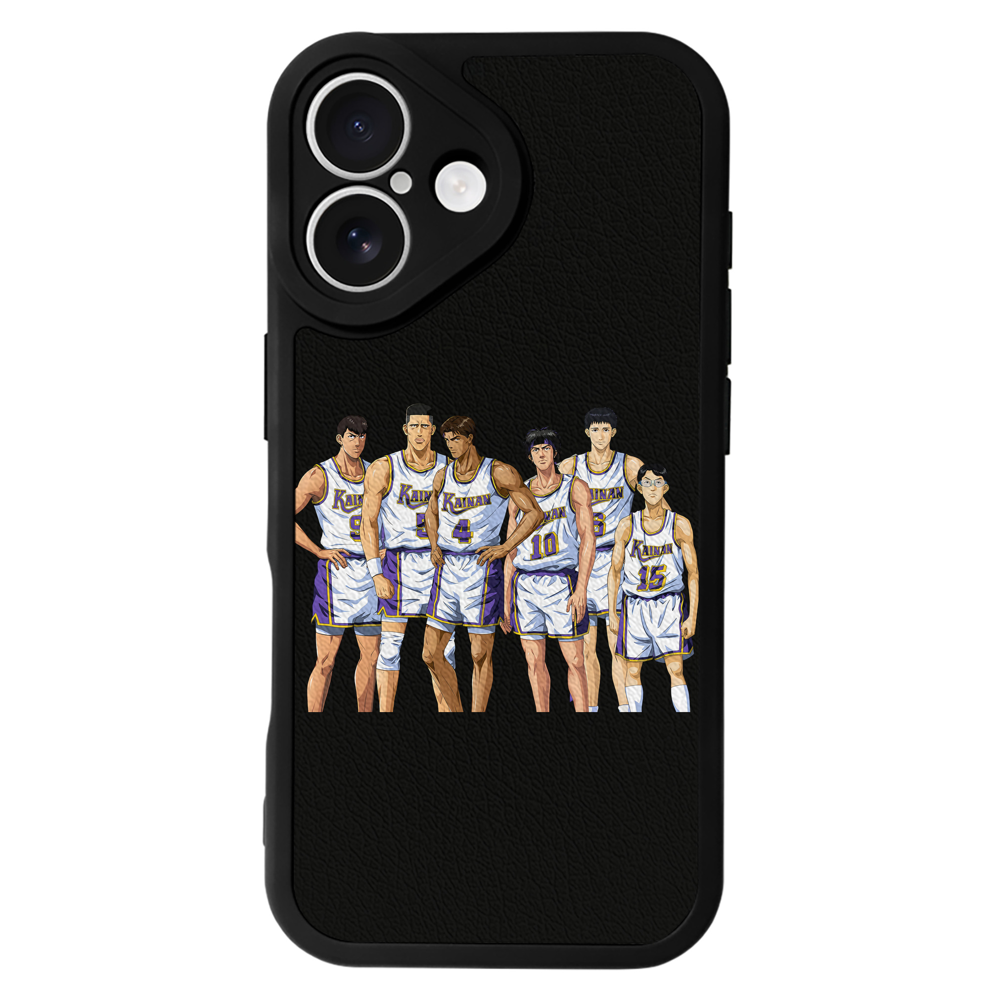 （画像用） SLAM DUNK／スラムダンク 【iPhone 16シリーズ対応】シリコンスマホケース（レザー調） 材質：シリコン